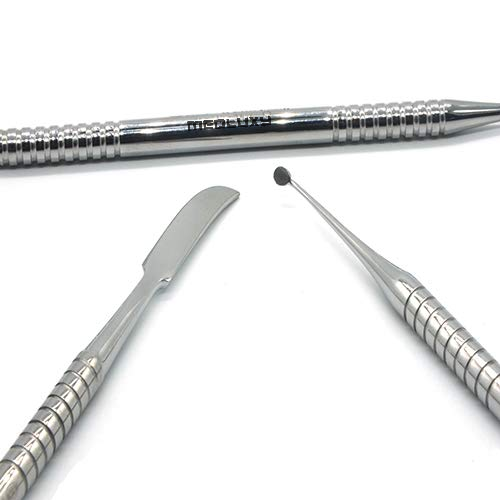 MEDLUXY® Pro - Modelleer Boetseer Sculptuur Gereedschap - RVS - totale lengte 16 cm